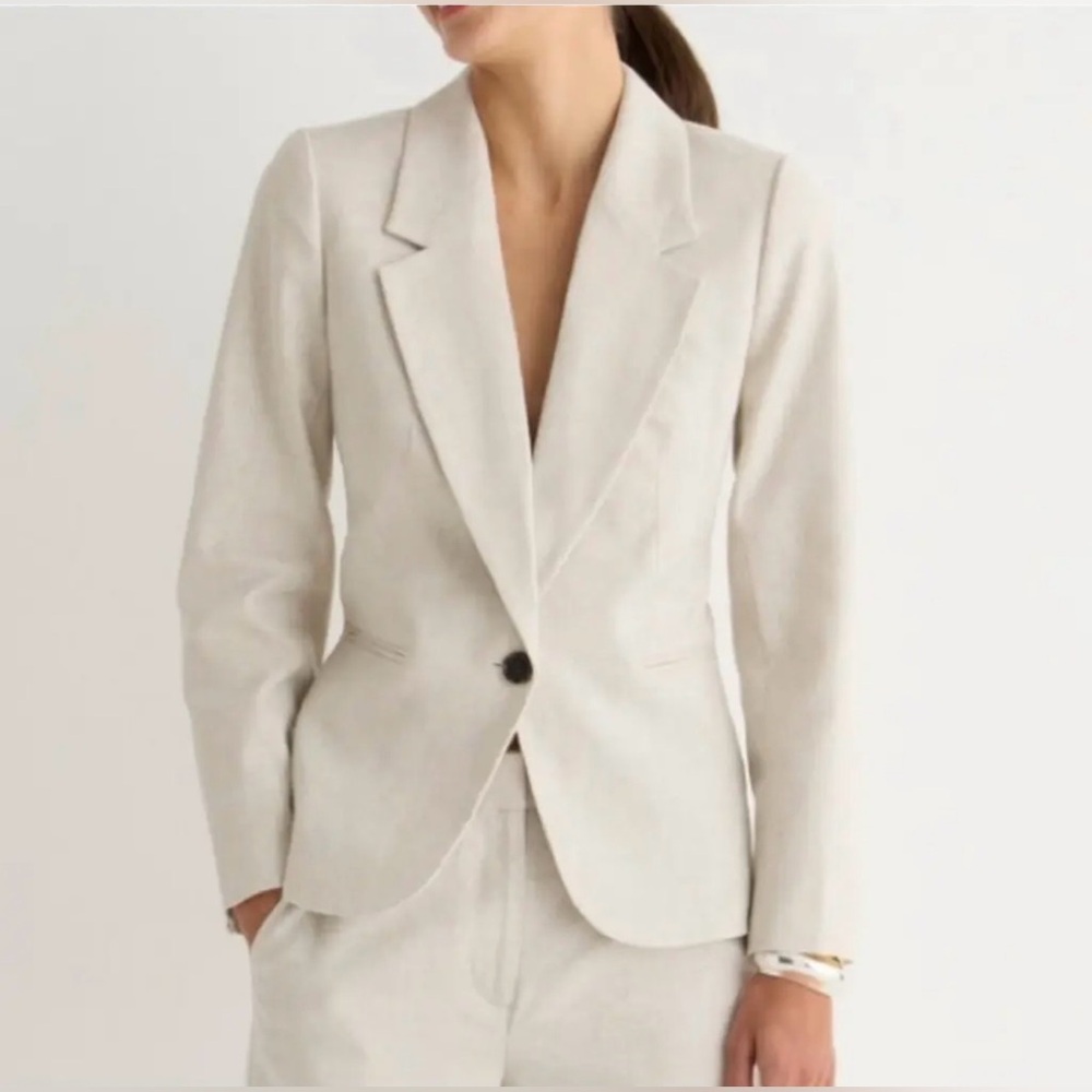 J. Crew Women's Parke Beige Blazer